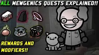 Подробное описание всех заданий в Mewgenics (награды, модификаторы и разблокируемые возможности).