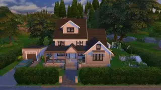 The Sims 4 Speed build Country Home | Part 1 (NO CC)