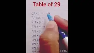 Table of 29#Short#Table tricks