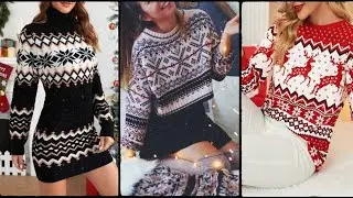 Christmas sweater outfit | Christmas sweater fashion | Christmas fashion ideas