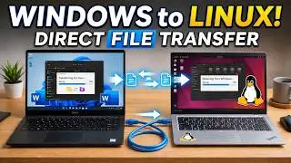 Transfer Files Between Linux and Windows using LAN/Ethernet Cable