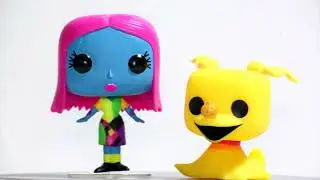 Sally Blacklight FunkoPop #jackandsally  #nightmarebeforechristmas #jackskellington #disneyfunkopop