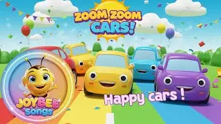 🚗 Zoom Zoom Cars! | Fun Little Car Song for Kids 🎶