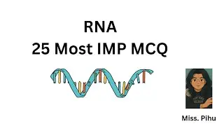RNA MCQ | Biochemistry | #gpatmcq #neet #net #set