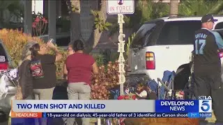 2 men shot, killed in Carson
