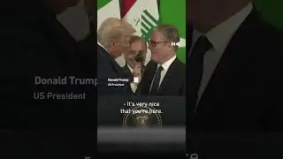 Трамп, похоже, проигнорировал Стармера на мирном саммите в Шарм-эль-Шейхе