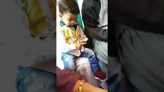 Cute baby talking in his stamrer voice