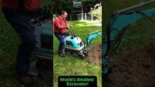 World&rsquo;s Smallest Excavator! Tiny Machine Doing Big Work