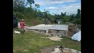 Building a homeless family a house in Jamaica after hurricane destroyed everything that they had