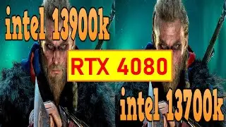 RTX 4080 Gaming Benchmarks with Intel 13900k vs 13700k
