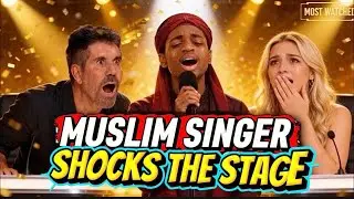 First Muslim great performance at AGT//left Simon shocked