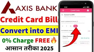 How to make EMI of Axis Bank Credit Card | How to Convert EMI in Axis Bank Credit Card 2025