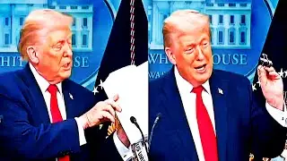 &lsquo;That Was Nasty!&rsquo; Trump Has Awkward Binder Clip Moment During Bombshell Press Briefing