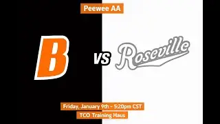 Roseville vs. White Bear Lake - Peewee AA - District 2