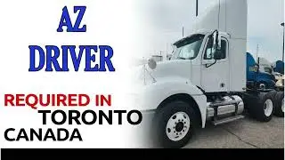 AZ  DRIVER REQUIRED IN CANADA| Driver Jobs in Toronto Canada #Torontojobs #jobsinToronto