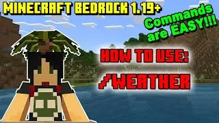 How to use /weather command - Minecraft Bedrock 1.19+