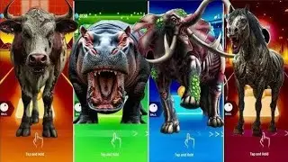 Zombie cow 🐄 🆚 zombie hippo 🦛 🆚 zombie eliphant 🆚  zombie horse 🐎 animals coffindance tiles Hop EDM 