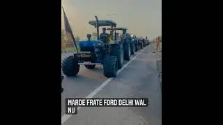 Kisan Tractor Rally In Punjab 🌾|| Tractor video || Tractor status #shorts