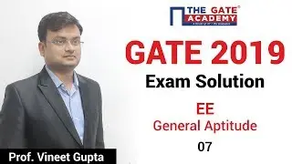 GATE 2019 Answer Key - Video Solution for Electrical Engineering | General Aptitude - 07