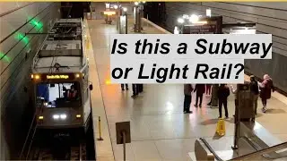 The Subway (or Light Rail?) in Pittsburgh, Pennsylvania, USA