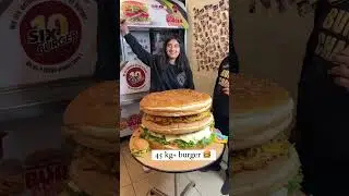 Duniya ka Sabse Bada BURGER | Chahat Anand #shorts