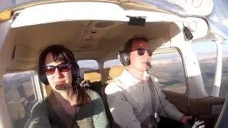 Sunset flight near Flagstaff, AZ