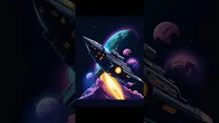 AI Art's Pixelated Spaceships: A Journey to the Stars [ ChatGPT &times; Leonardo Ai &times; Discover Life ]