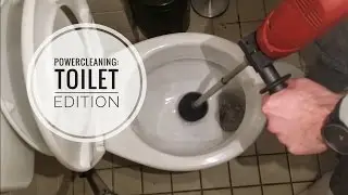 Powercleaning: Toilet edition -Power drill cleaning method-