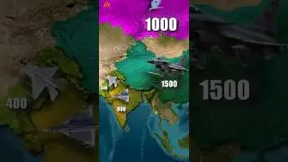 Which Country Has the Most Fighter Jets? #shorts #facts #mapping #animation #fighterjet #pakistanmap