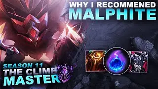 THIS IS WHY I RECOMMEND MALPHITE - Climb to Master S11 | League of Legends