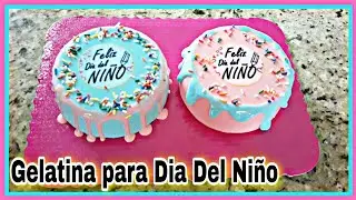 Gelatina Para EL DÍA DEL NIÑO, 3 Ingredientes Únicamente Por Gelatina