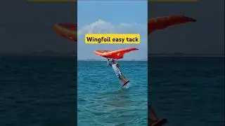 Wingfoil tack and foot switch