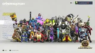 Overwatch - Unboxing 53 Anniversary Loot Boxes ( No Commentary )