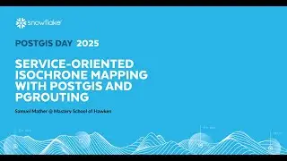 Service-Oriented Isochrone Mapping With PostGIS And PGRouting