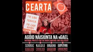 Cearta: 25,000 Strong March for Irish Language Rights in Dublin! 🇮🇪