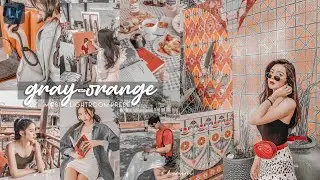 CHUmini | GRAY-ORANGE Lightroom Preset | Lightroom Mobile Presets Free DNG |