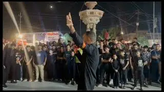 ستعراض موكب الثورة الحيدرية الرادود .عبدلله المحمداوي اليلة الخامسة