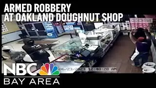 Police investigating armed robbery at Oakland doughnut shop