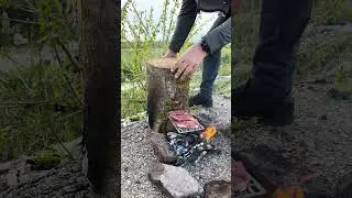 Titanium grill | Beef tenderloin | Pocket grill | #cooking #grill #camp