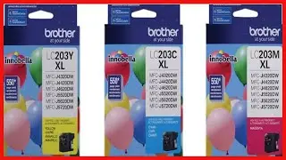 Brother LC 203 High Yield Ink Cartridge Set Colors Only CMY