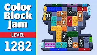 Color Block Jam Level 1282 (1283) | Every Puzzle Solved! 🎯