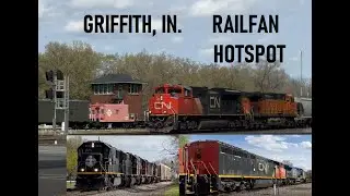 Griffith Indiana railfan hotspot