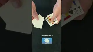 Magic Card Trick - Blanked Out 👍🪄