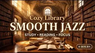 Cozy Library Jazz &ndash; 8 Hours of Smooth Jazz for Deep Focus