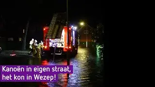 Kano&euml;n in eigen straat, het kon in Wezep!