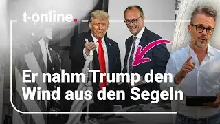K&ouml;rpersprache-Experte analysiert: Merz und Trump bei ihrem Treffen