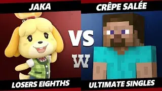 WANTED May Top 8 - Jaka (Isabelle) Vs. crêpe salée (Steve) Smash Ultimate - SSBU