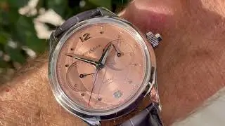 FOR SALE - Montblanc Monopusher salmon dial - www.chrono-scope.ch