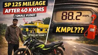 🏍️ Honda SP 125  ⛽ After 40K KM  😱 Shocking Mileage  🤔 பழைய BS6 வண்டில Mileage குறையுமா?