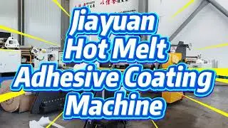 Hot melt adhesive coating machine for release paper and PET composite interval coating